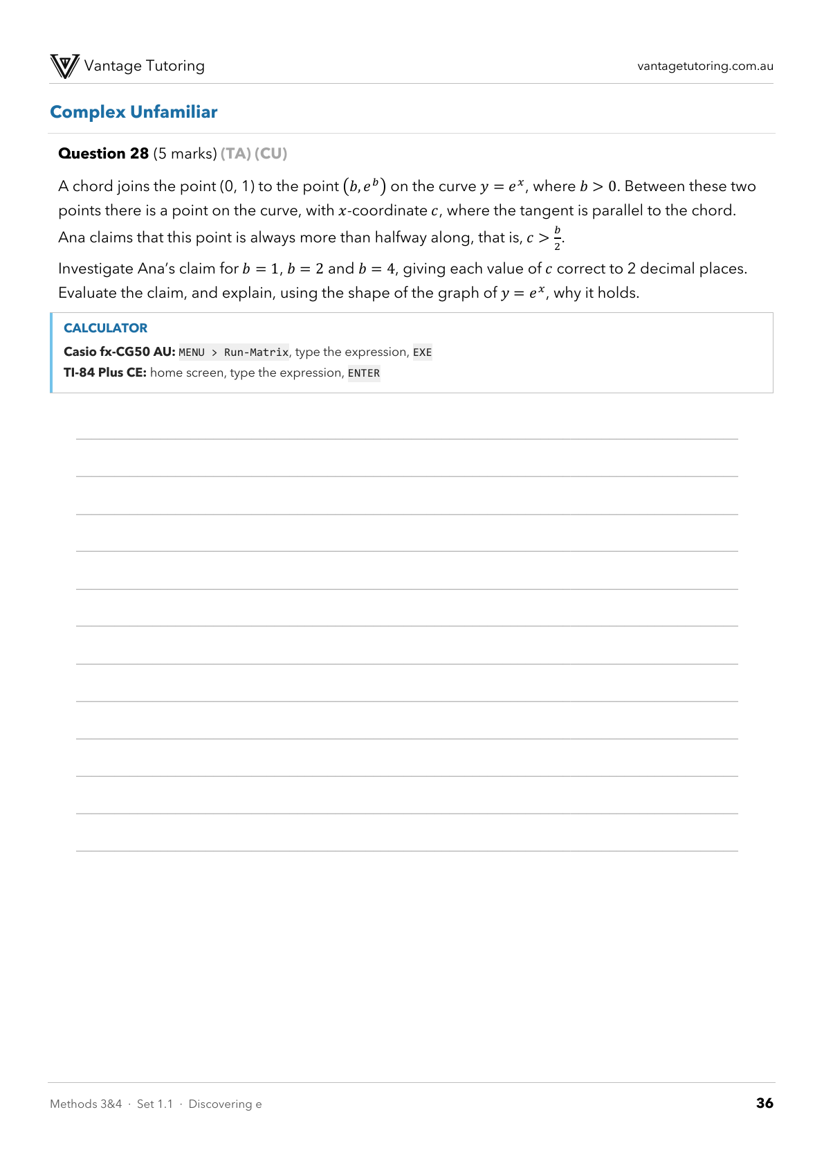 Methods 1.1 Discovering e — page 36